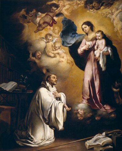 Apparition of the Virgin to Saint Bernard by Bartolomé Esteban Murillo